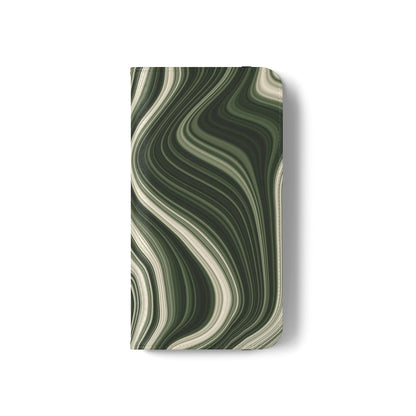 Radiating Elegance V1 Stylish Green Marble Flip Case for Smartphones - Perfect for Fashion Lovers