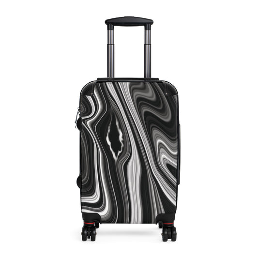 Radiating Elegance V2 Stylish Marble Design Suitcase - Perfect for Travel Enthusiasts