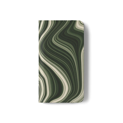 Radiating Elegance V1 Stylish Green Marble Flip Case for Smartphones - Perfect for Fashion Lovers