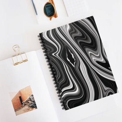 Radiating Elegance V2 Spiral Notebook - Ruled Line