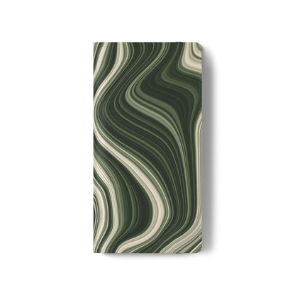 Radiating Elegance V1 Stylish Green Marble Flip Case for Smartphones - Perfect for Fashion Lovers