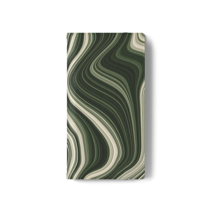 Radiating Elegance V1 Stylish Green Marble Flip Case for Smartphones - Perfect for Fashion Lovers