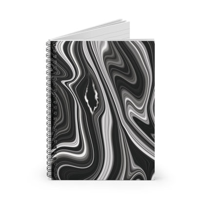 Radiating Elegance V2 Spiral Notebook - Ruled Line