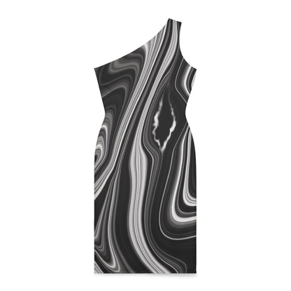 Radiating Elegance V2 Shoulder Dress