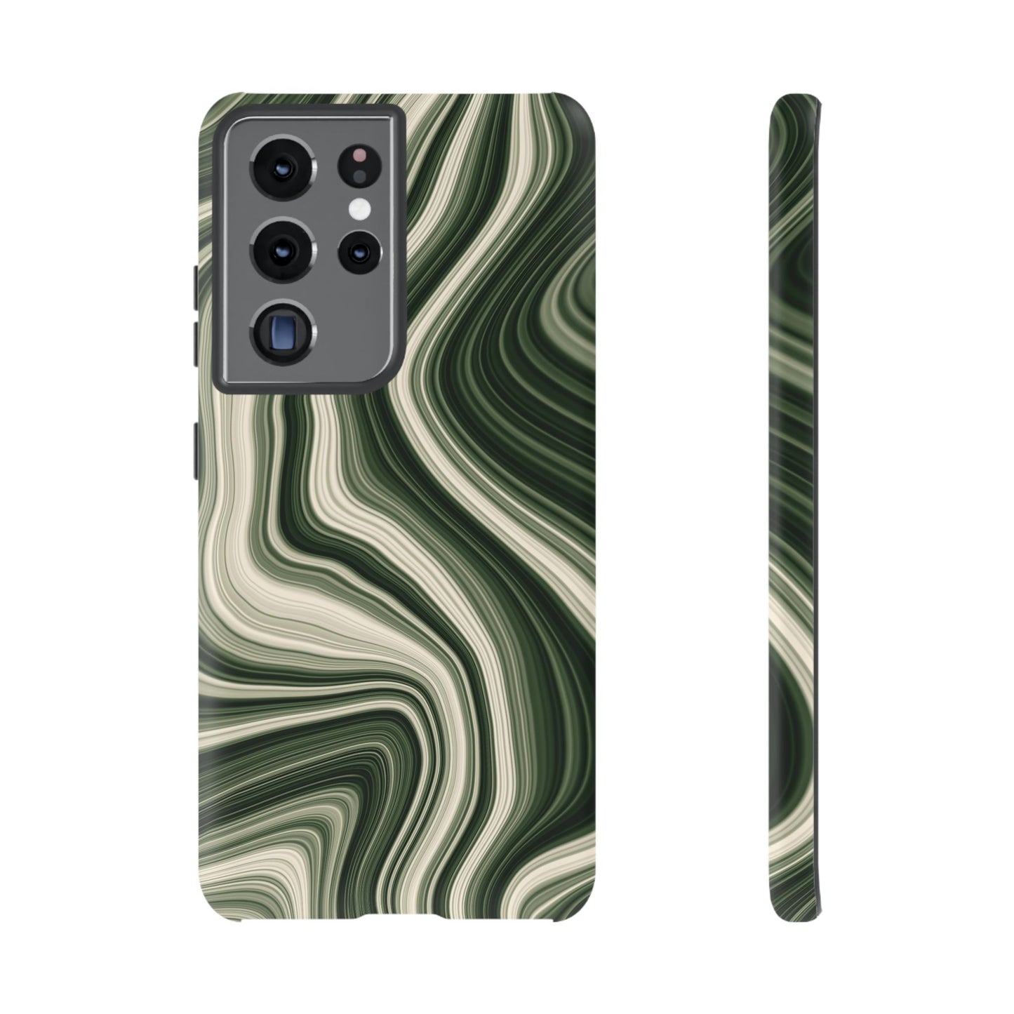 Radiating Elegance V1 Marble Green Tough Phone Case - Stylish Protection for Everyday Life