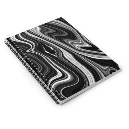 Radiating Elegance V2 Spiral Notebook - Ruled Line