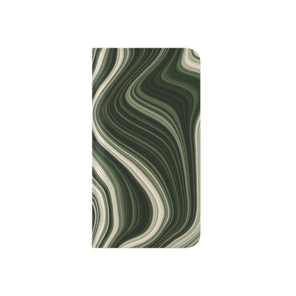 Radiating Elegance V1 Stylish Green Marble Flip Case for Smartphones - Perfect for Fashion Lovers