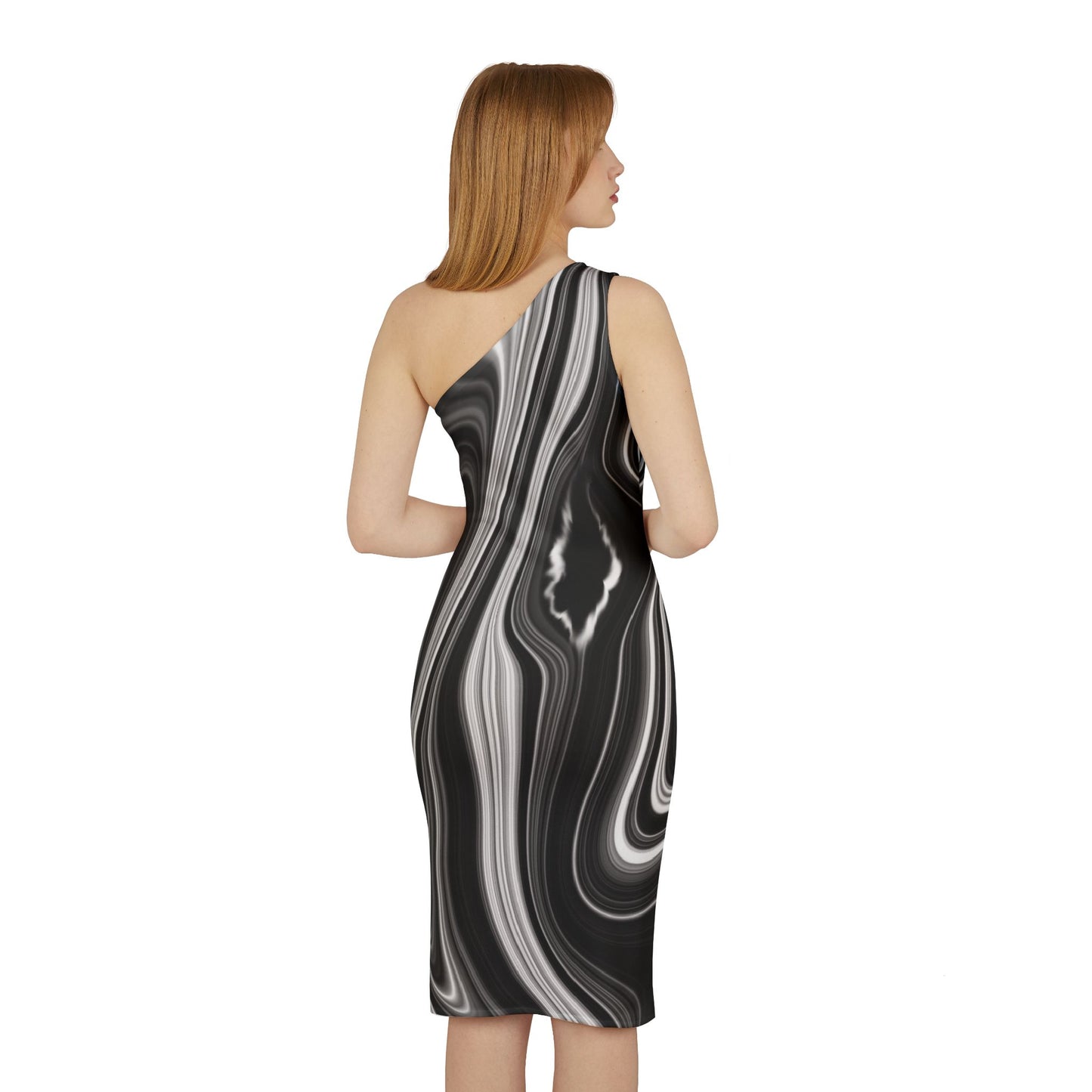 Radiating Elegance V2 Shoulder Dress