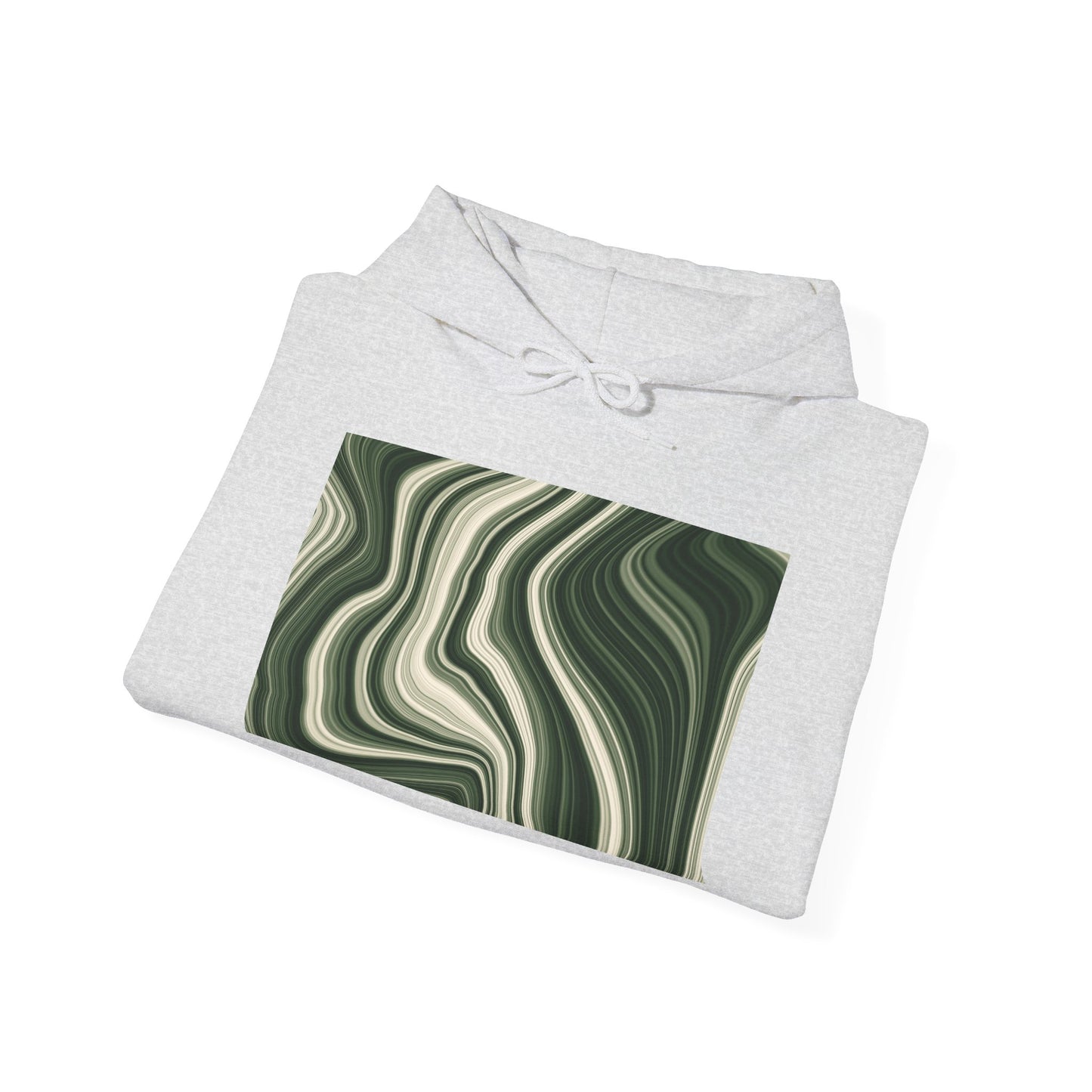 Radiating Elegance V1 Abstract Swirl Unisex Heavy Blend™ Hooded Sweatshirt - Cozy & Stylish for Everyday Wear