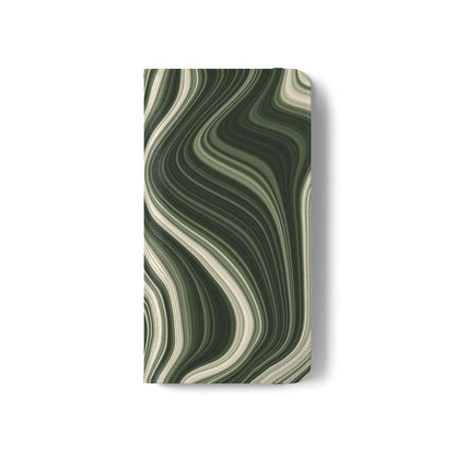 Radiating Elegance V1 Stylish Green Marble Flip Case for Smartphones - Perfect for Fashion Lovers